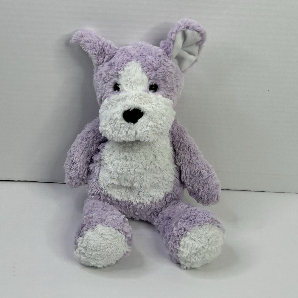 Manhattan Toy Best Friend Fritz Bulldog Plush Lavender White Dog Stuffed Animal